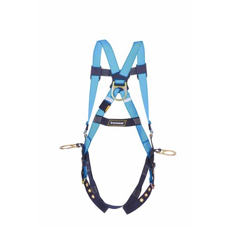 Ironwear Standard Full Body Harness with 3-D Rings and 310 Lbs Capacity 2125-2XL-3XL
